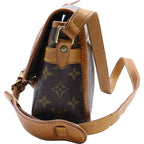 Louis Vuitton Monogram Solonge Bag Brown Leather Gold — view 3