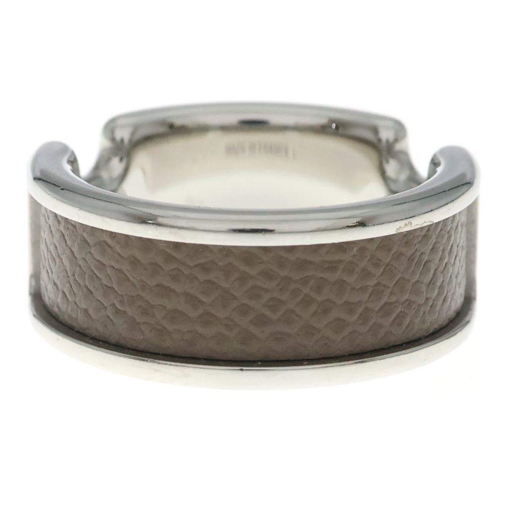 Hermes Olympe Ring Etoupe Silver — view 2