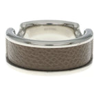 Hermes Olympe Ring Etoupe Silver — view 2