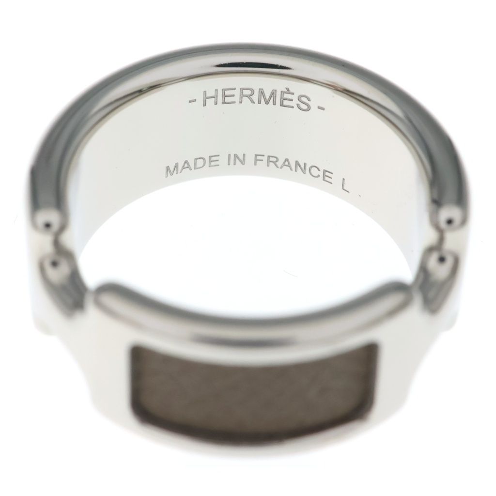 Hermes Olympe Ring Etoupe Silver — view 5