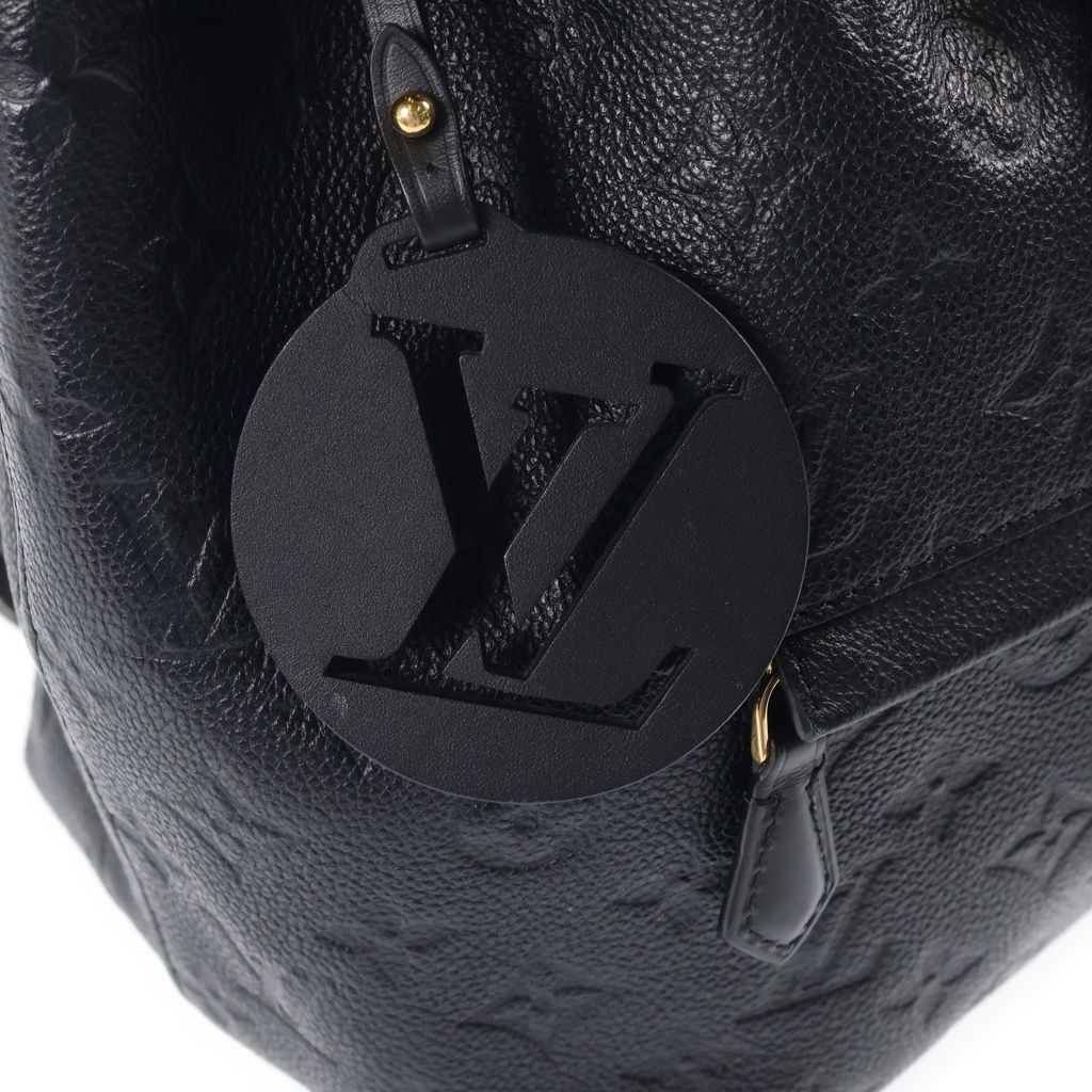 Louis Vuitton Monogram Empreinte Montsouris PM Backpack Leather Black — view 7