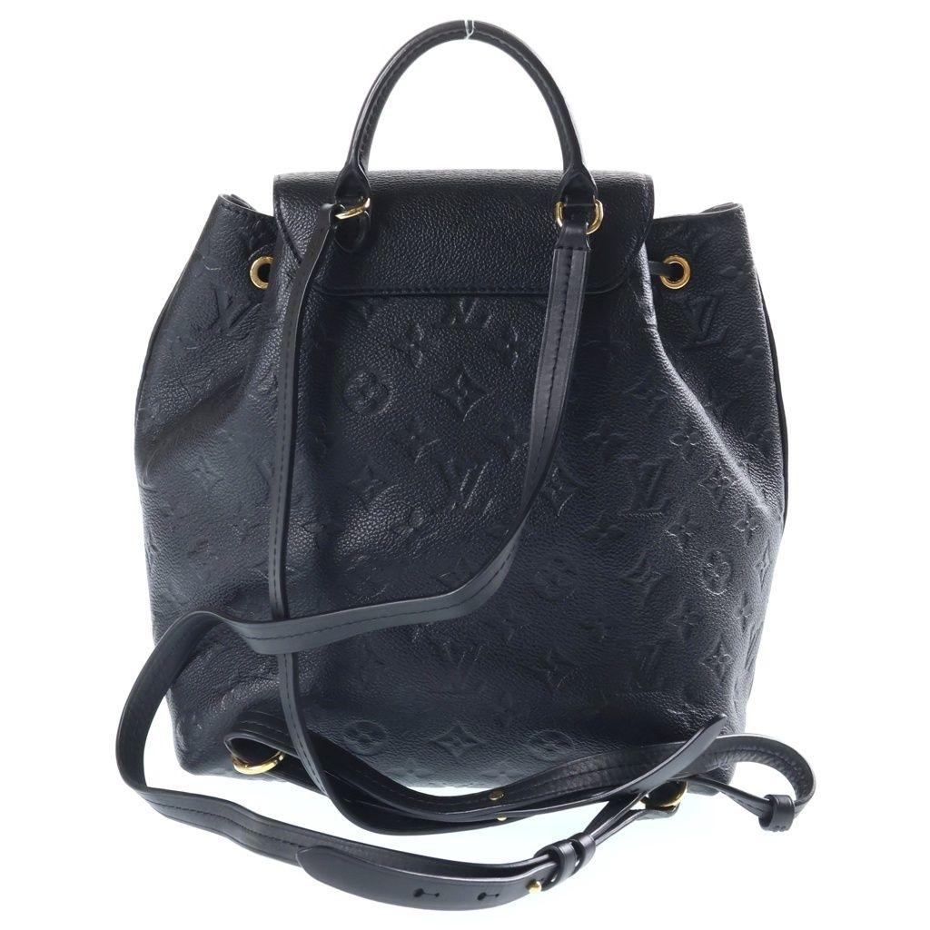 Louis Vuitton Monogram Empreinte Montsouris PM Backpack Leather Black — view 2