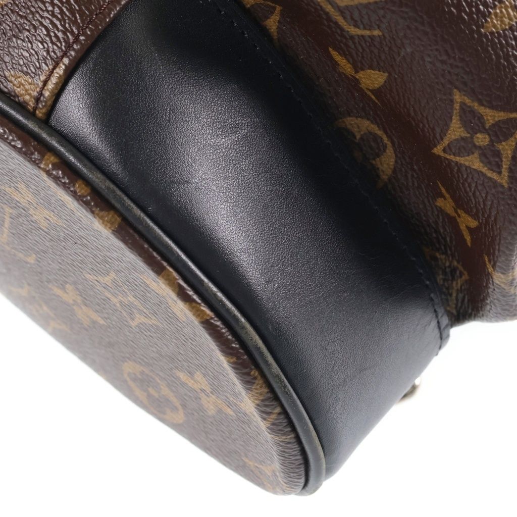 Louis Vuitton Monogram Macassar Christopher MM Leather Backpack Brown — view 5