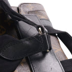 Louis Vuitton Monogram Macassar Christopher MM Leather Backpack Brown — view 6