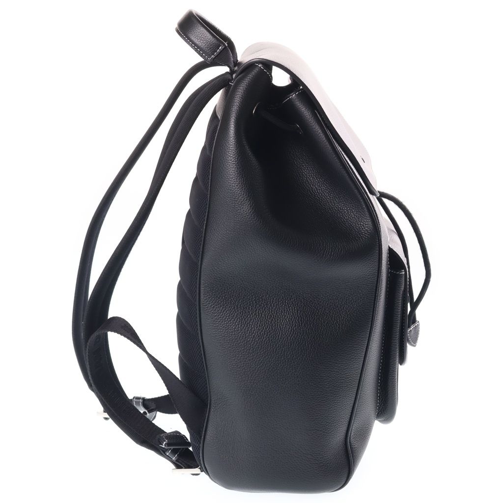 Dior Saddle Backpack Leather Black — view 3