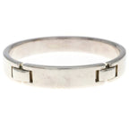 Hermes Luna Park Bangle Bracelet Silver