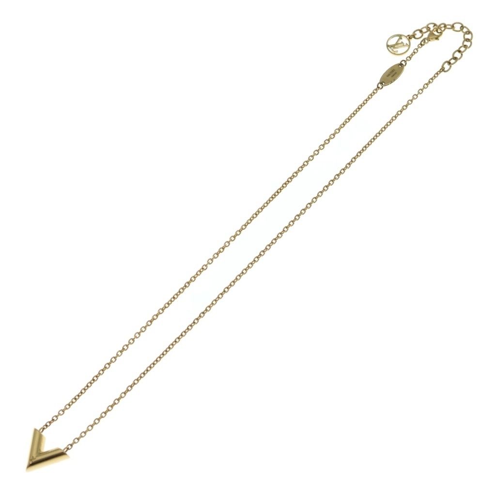 Louis Vuitton Essential V Pendant Chain Gold — view 2