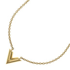 Louis Vuitton Essential V Pendant Chain Gold