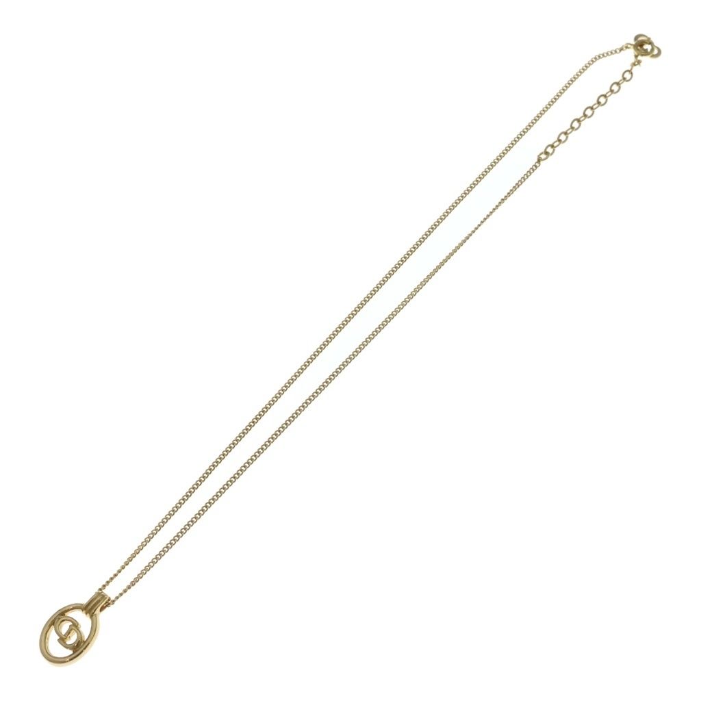 Dior CD Logo Pendant Plated Gold — view 2