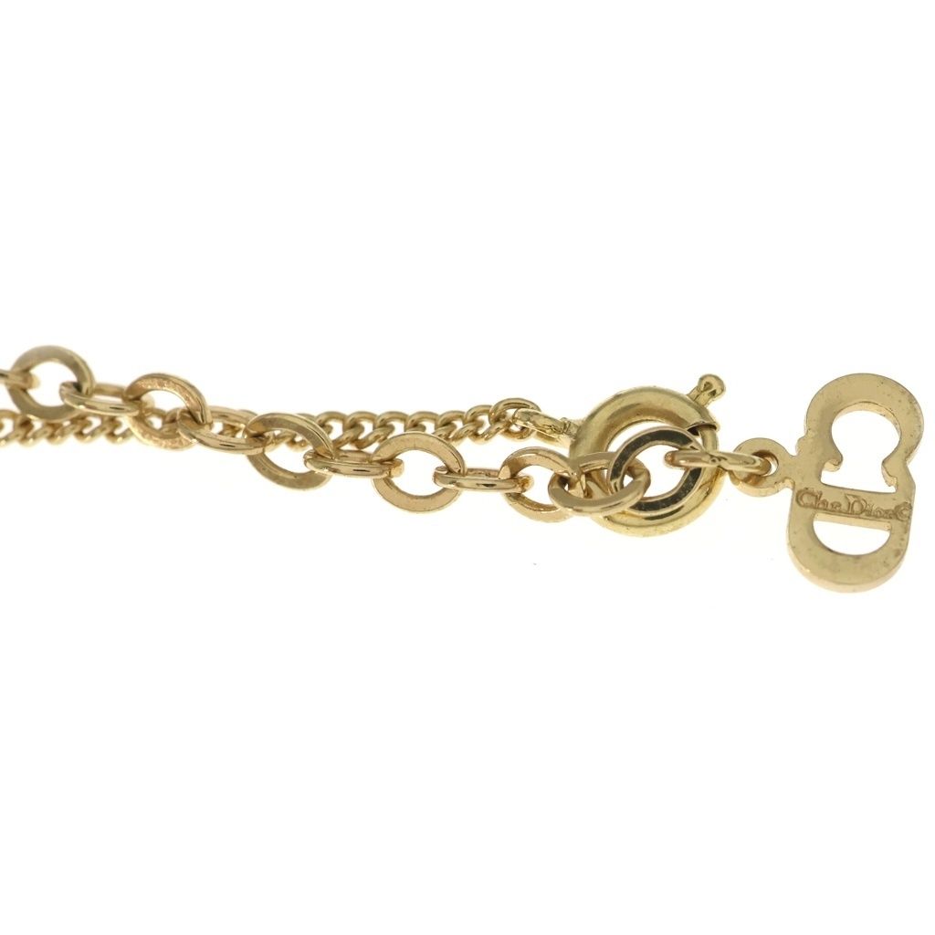Dior CD Logo Pendant Plated Gold — view 5