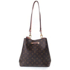 Louis Vuitton Monogram Neo Noe Shoulder Bag Brown Rose Poudre