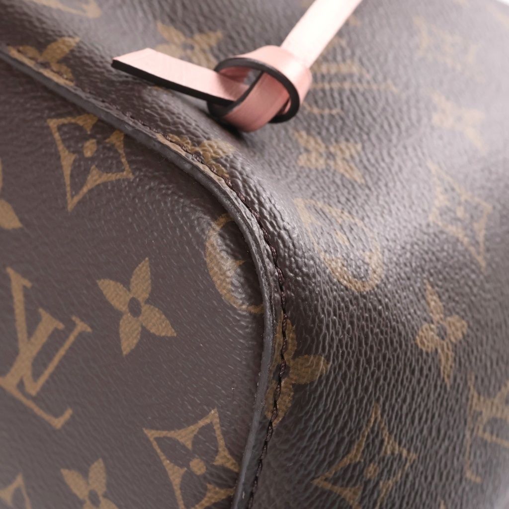 Louis Vuitton Monogram Neo Noe Shoulder Bag Brown Rose Poudre — view 5