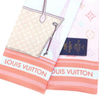 Louis Vuitton Bandeau Sky Line Silk Scarf Pink — view 2