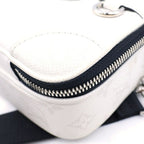 Louis Vuitton Taigarama Alpha Messenger Blanc Shoulder Bag White Leather Silver — view 5
