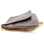 Louis Vuitton Monogram Musette Leather Shoulder Bag Brown — view 3
