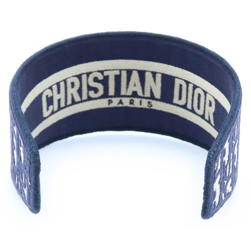 Dior Oblique Trotter Headband Navy — view 2