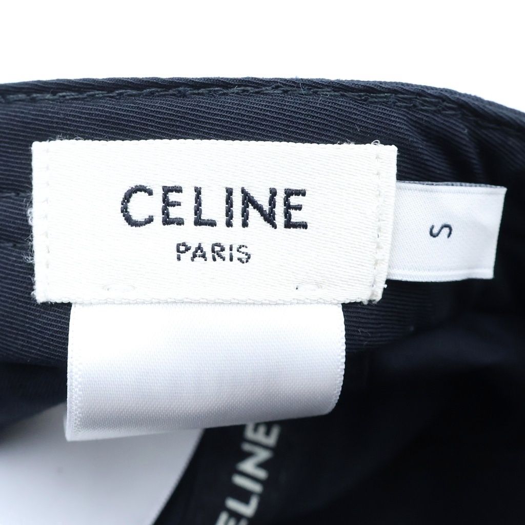 Celine Triomphe Baseball Cap Navy Hat — view 7