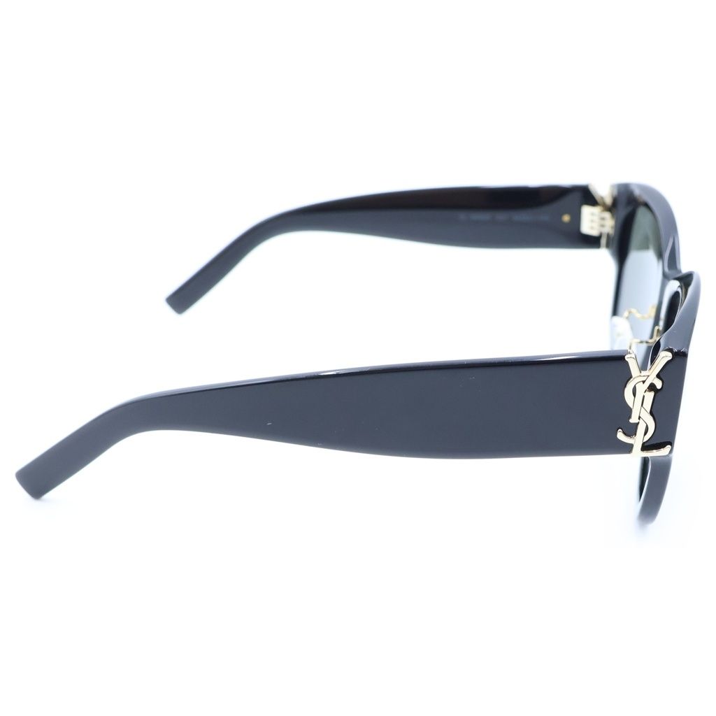 Saint Laurent Paris Side YSL Logo Sunglasses Eyewear Black 54 — view 3