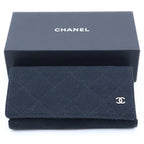 Chanel CC Logo Oval Shape Sunglasses Navy Eyewear — view 6