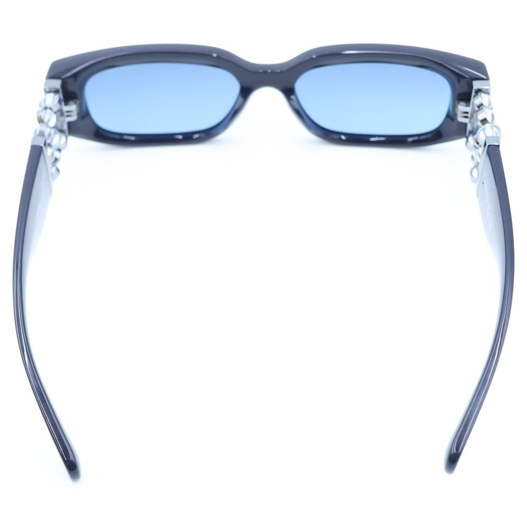 Chanel CC Logo Oval Shape Sunglasses Navy Eyewear — view 2