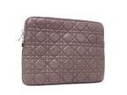 Dior Cannage Leather Clutch Multi Case Greige