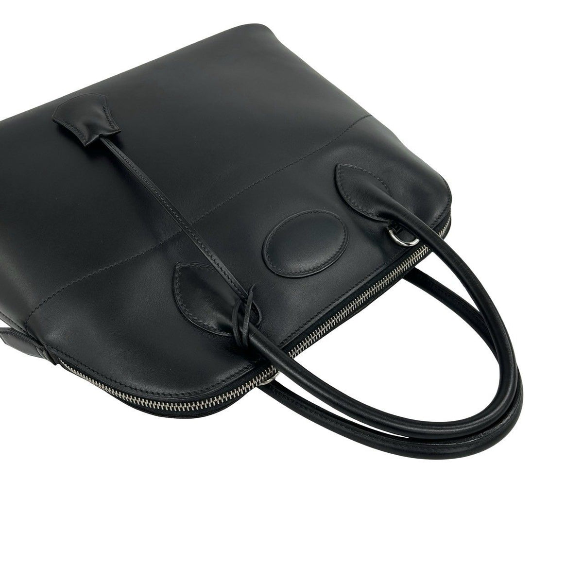 Hermes with Key Bolide 31 Box Calf Leather 2-Way Shoulder Bag Black — view 4