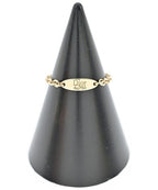Dior Rose Des Vents Ring 18k Yellow Gold Mother of Pearl Diamond New — view 2