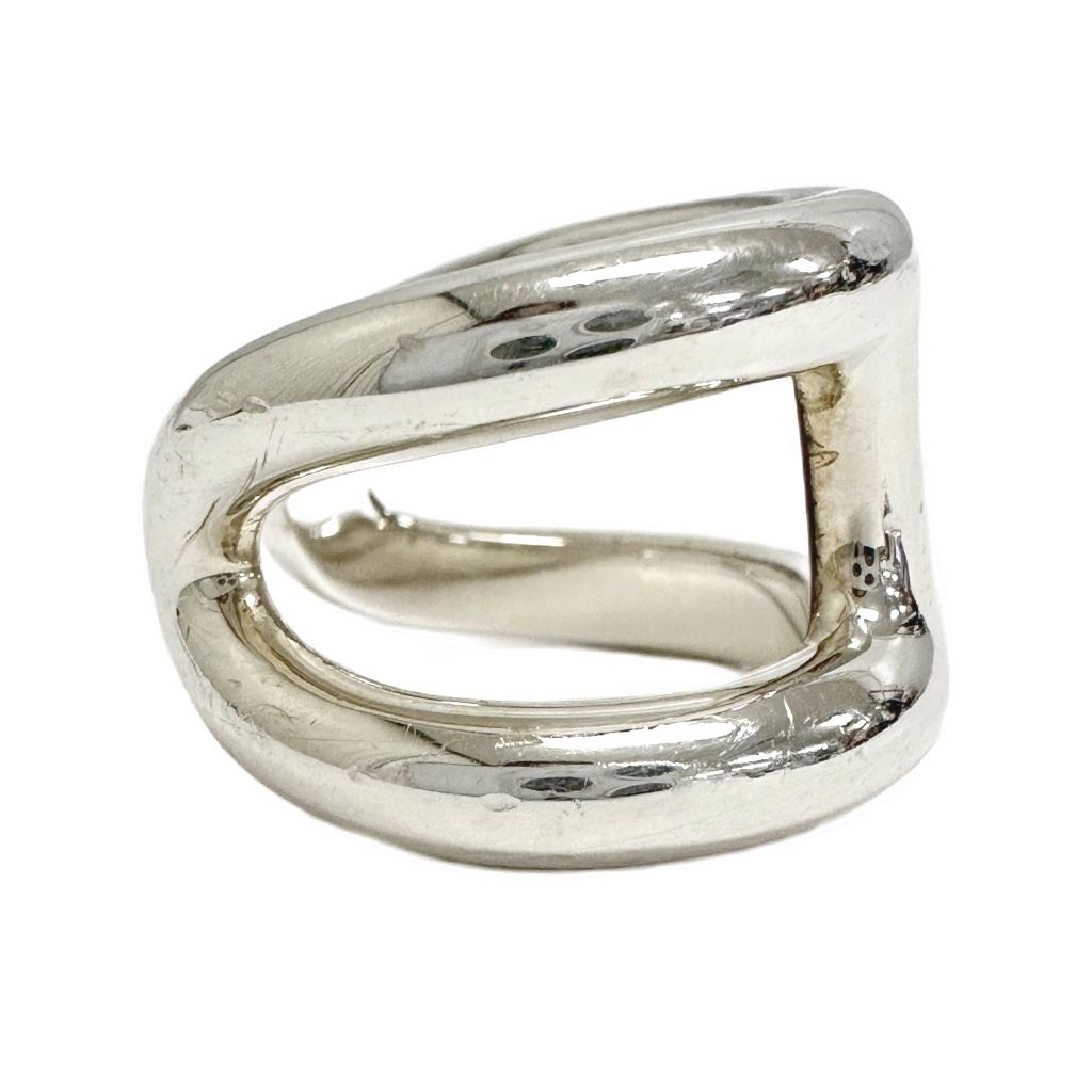 Hermes H Motif Osmose GM Ring Silver — view 4