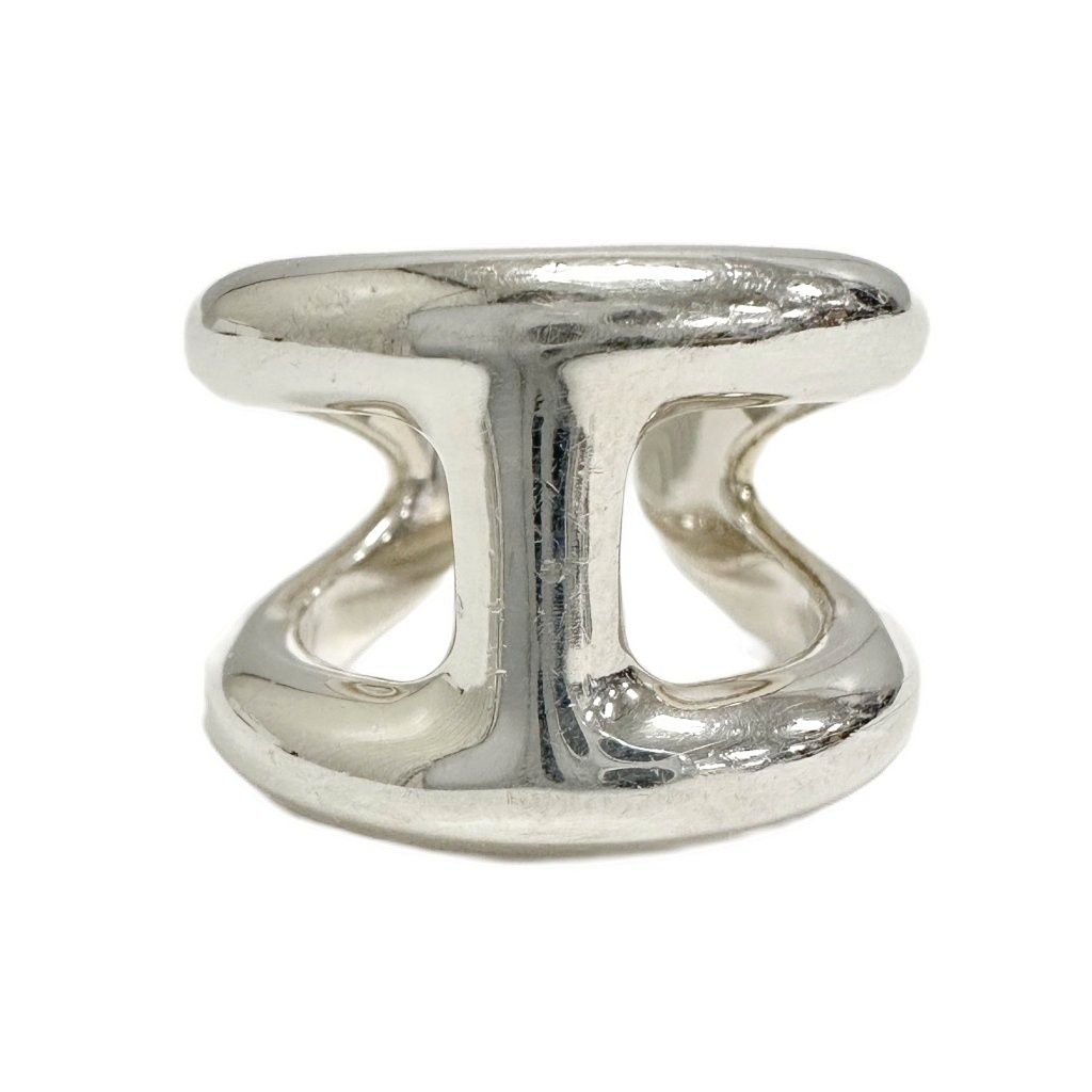 Hermes H Motif Osmose GM Ring Silver — view 2