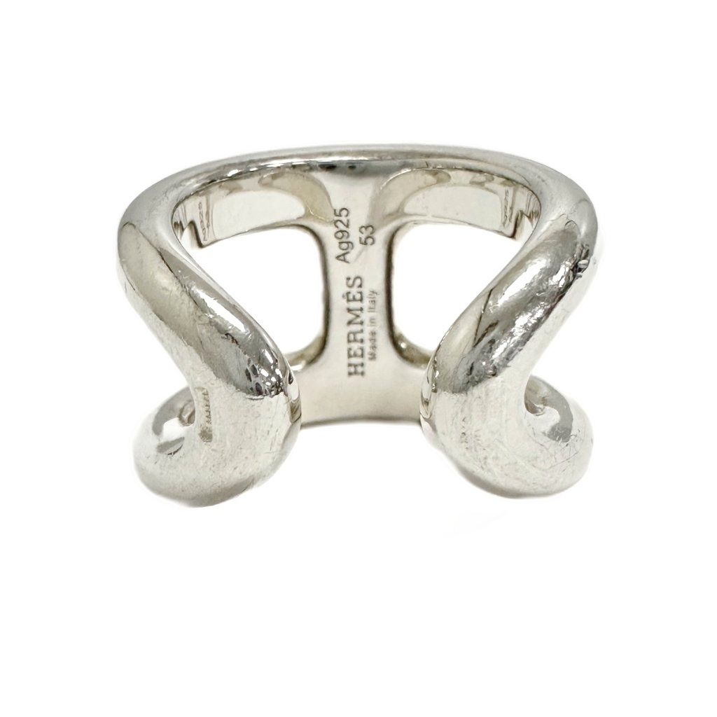 Hermes H Motif Osmose GM Ring Silver — view 5