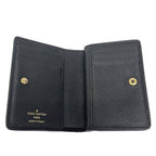 Louis Vuitton Monogram Empreinte Portefeuille Clair Bifold Compact Wallet Noir — view 3
