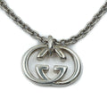 Gucci Necklace Interlocking G Silver