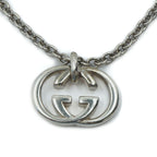 Gucci Necklace Interlocking G Silver