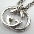 Gucci Necklace Interlocking G Silver — view 6