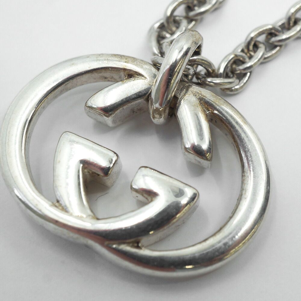 Gucci Necklace Interlocking G Silver — view 6
