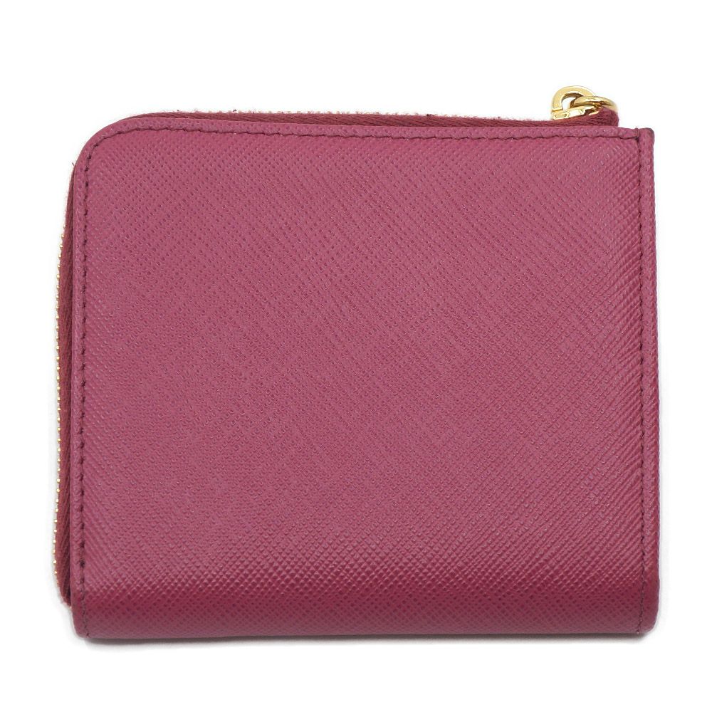 Prada Coin Purse Leather Pink Gold — view 2