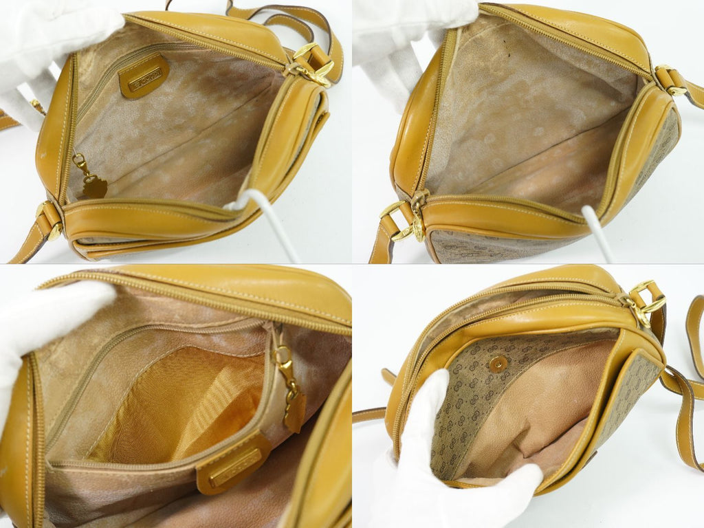 Gucci Vintage Micro GG Shoulder Bag Pochette Beige — view 8