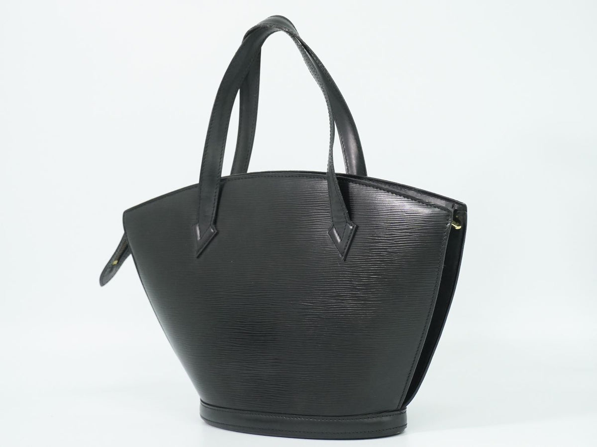 Louis Vuitton LV Saint Jacques Epi Leather Tote Bag Noir Black — view 2