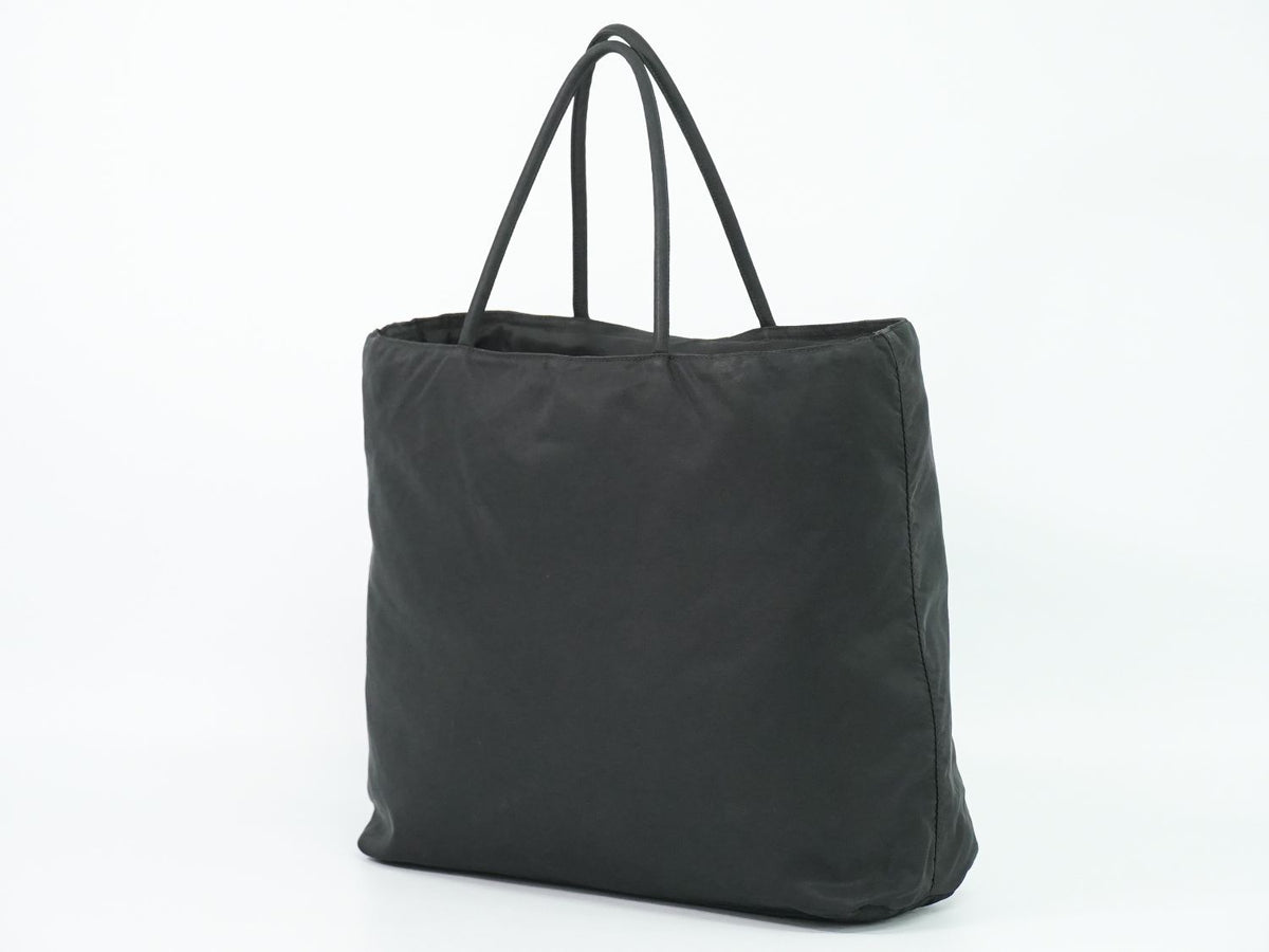 Prada Nylon Tote Bag Black — view 2