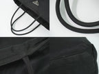 Prada Nylon Tote Bag Black — view 6