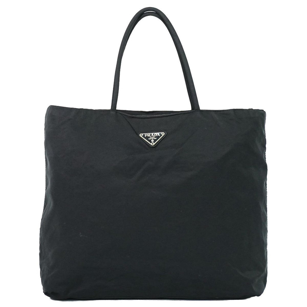 Prada Nylon Tote Bag Black