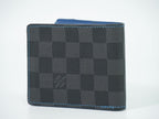 Louis Vuitton LV Portefeuille Slender Damier Graphite Bifold Billfold Folded — view 2
