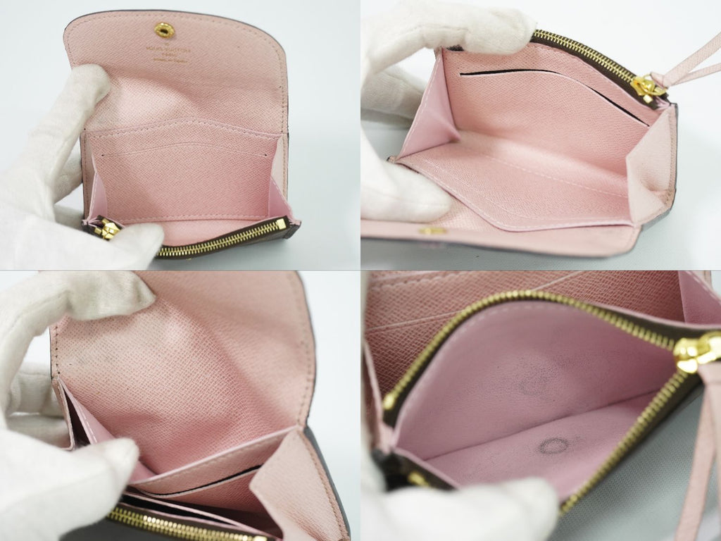 Louis Vuitton LV Porte Monnaie Rosalie Monogram Coin Purse Brown — view 7