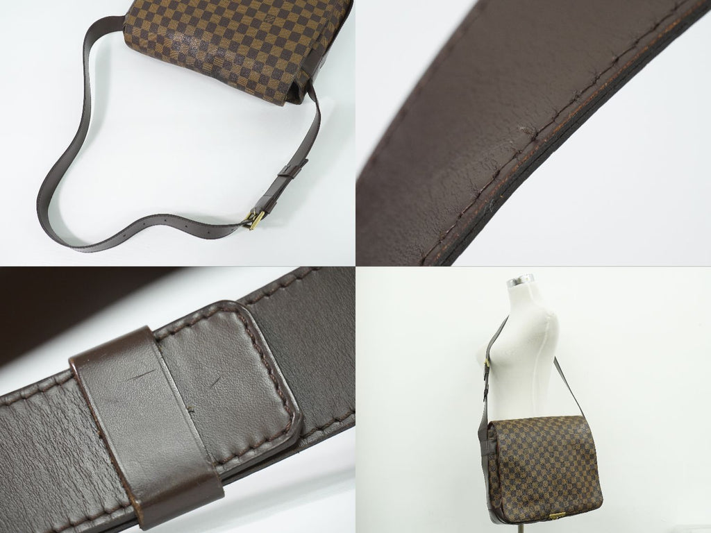 Louis Vuitton LV Bastille Damier Ebene Shoulder Bag Brown — view 6
