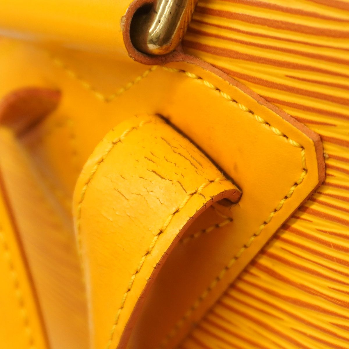 Louis Vuitton Backpack Epi Gobelin Weave Jaune — view 7