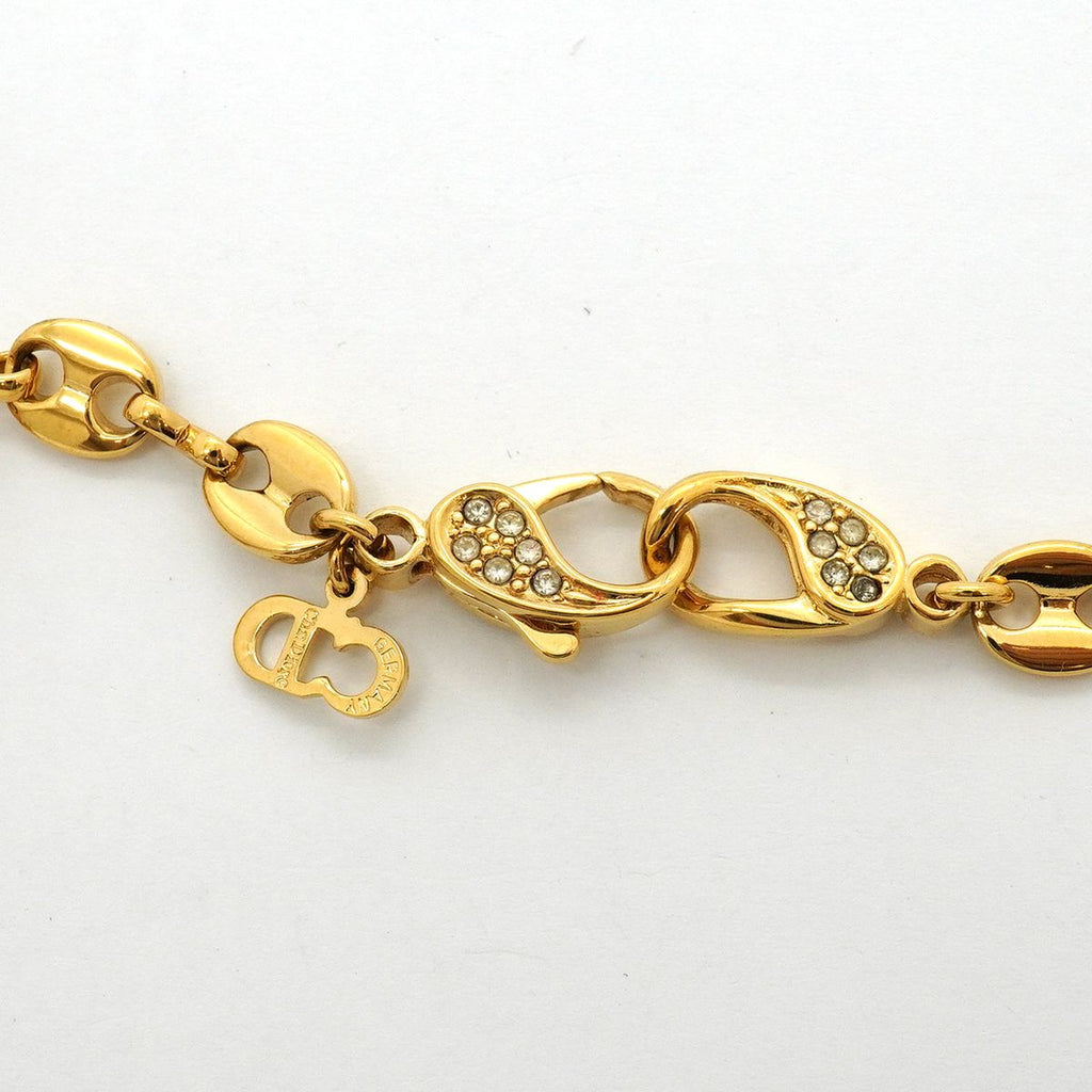 Dior Necklace Gold Plated Rhinestone — view 4