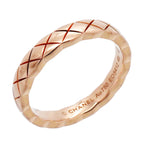 Chanel Ring Coco Crush Beige Gold 18K Pink