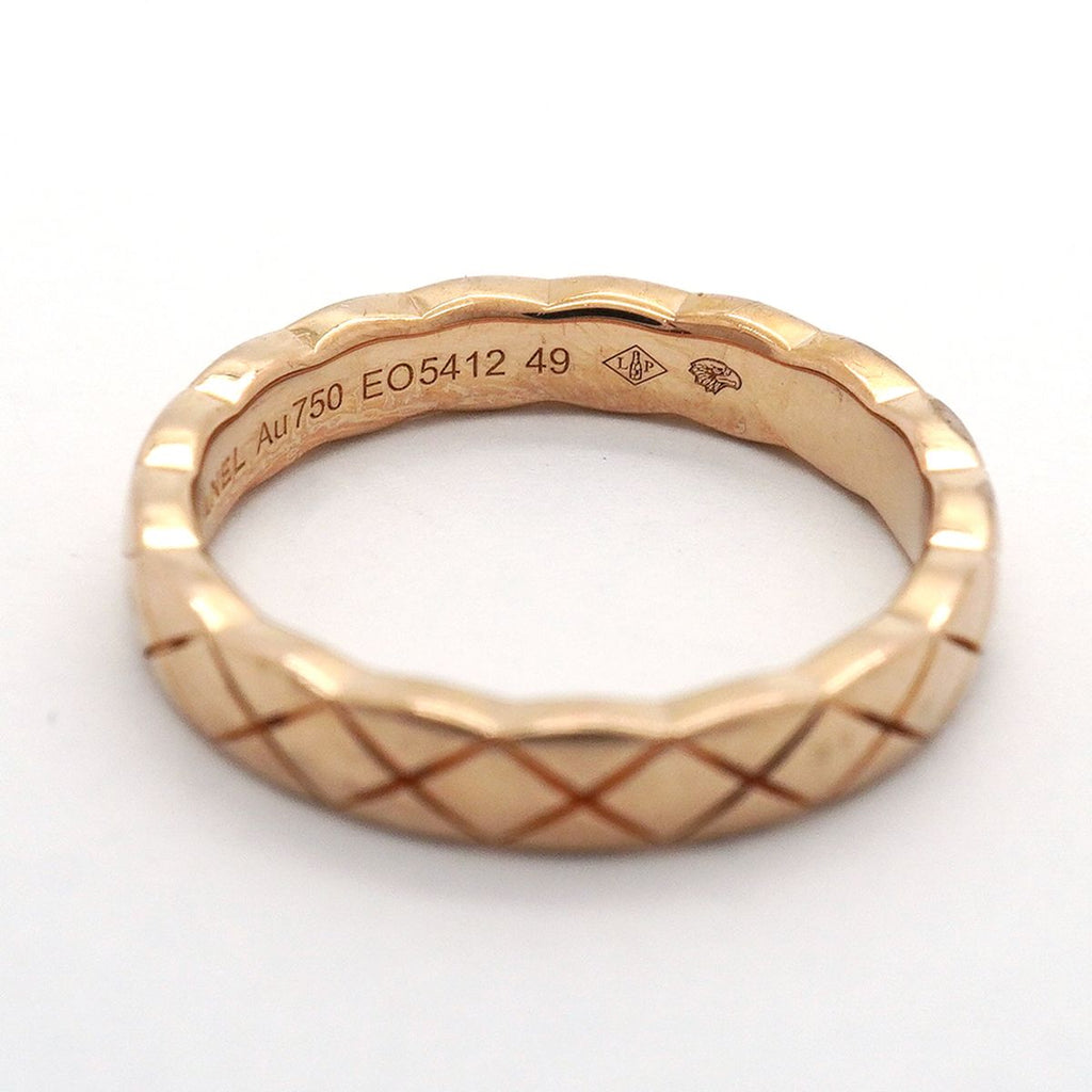 Chanel Ring Coco Crush Beige Gold 18K Pink — view 5