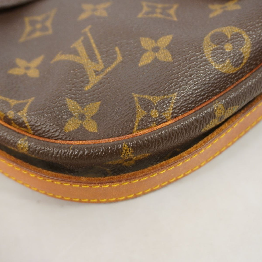 Louis Vuitton Shoulder Bag Monogram Jeune Fille GM Brown — view 6