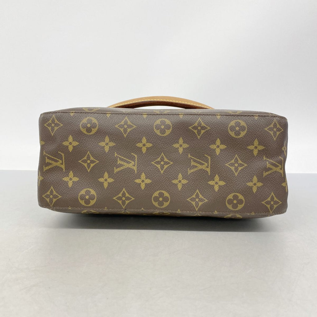 Louis Vuitton Shoulder Bag Monogram Looping GM Brown — view 3